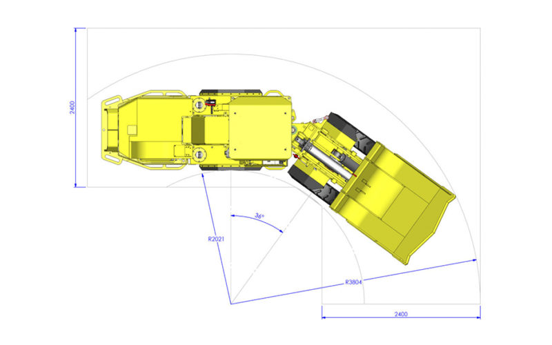 mine truck diagram